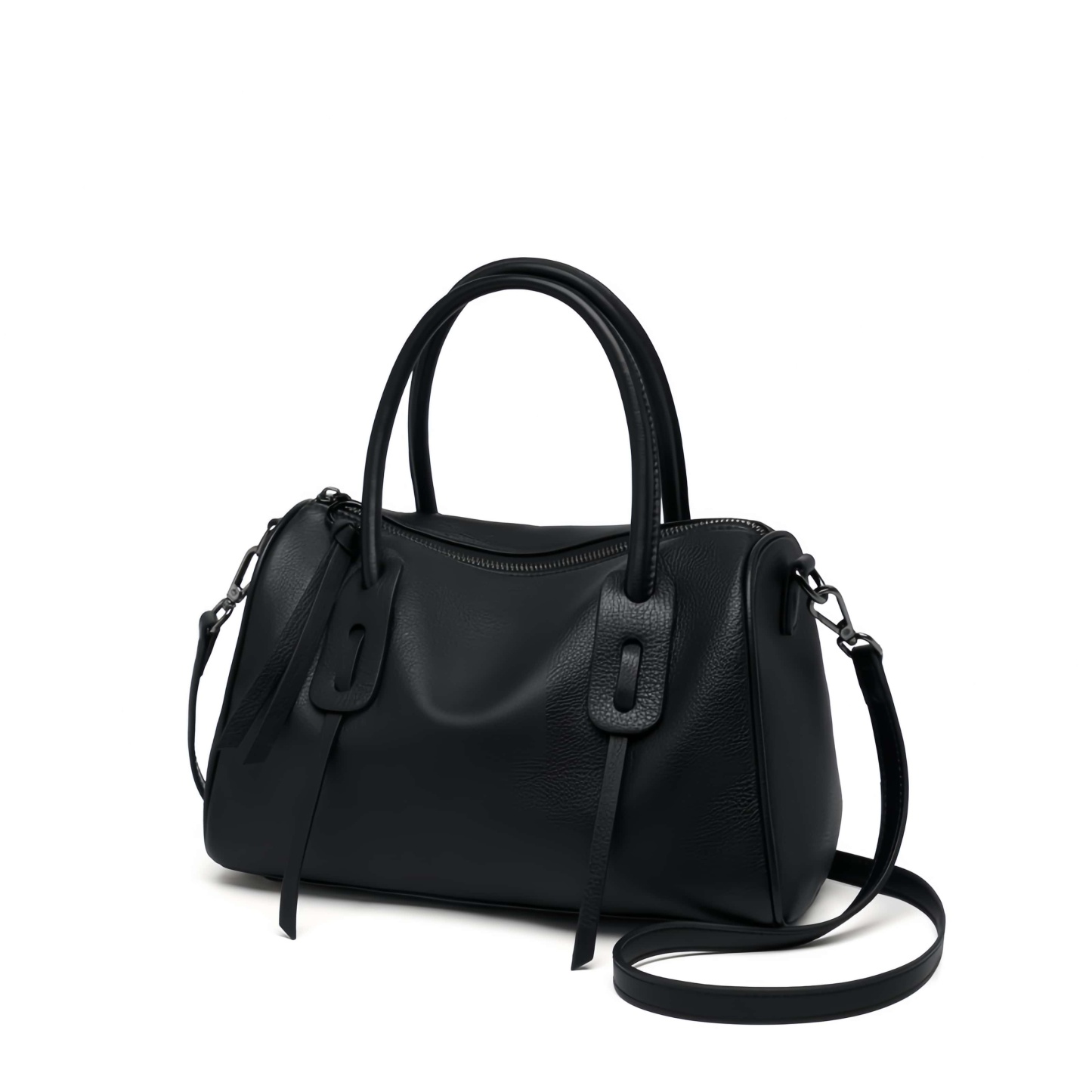 軽量で快適 ！•カーキ|黒|カラメル|3色•3WAY•厚みのある柔らかい天然牛革ハンドバッグ•牛革ショルダーバッグ