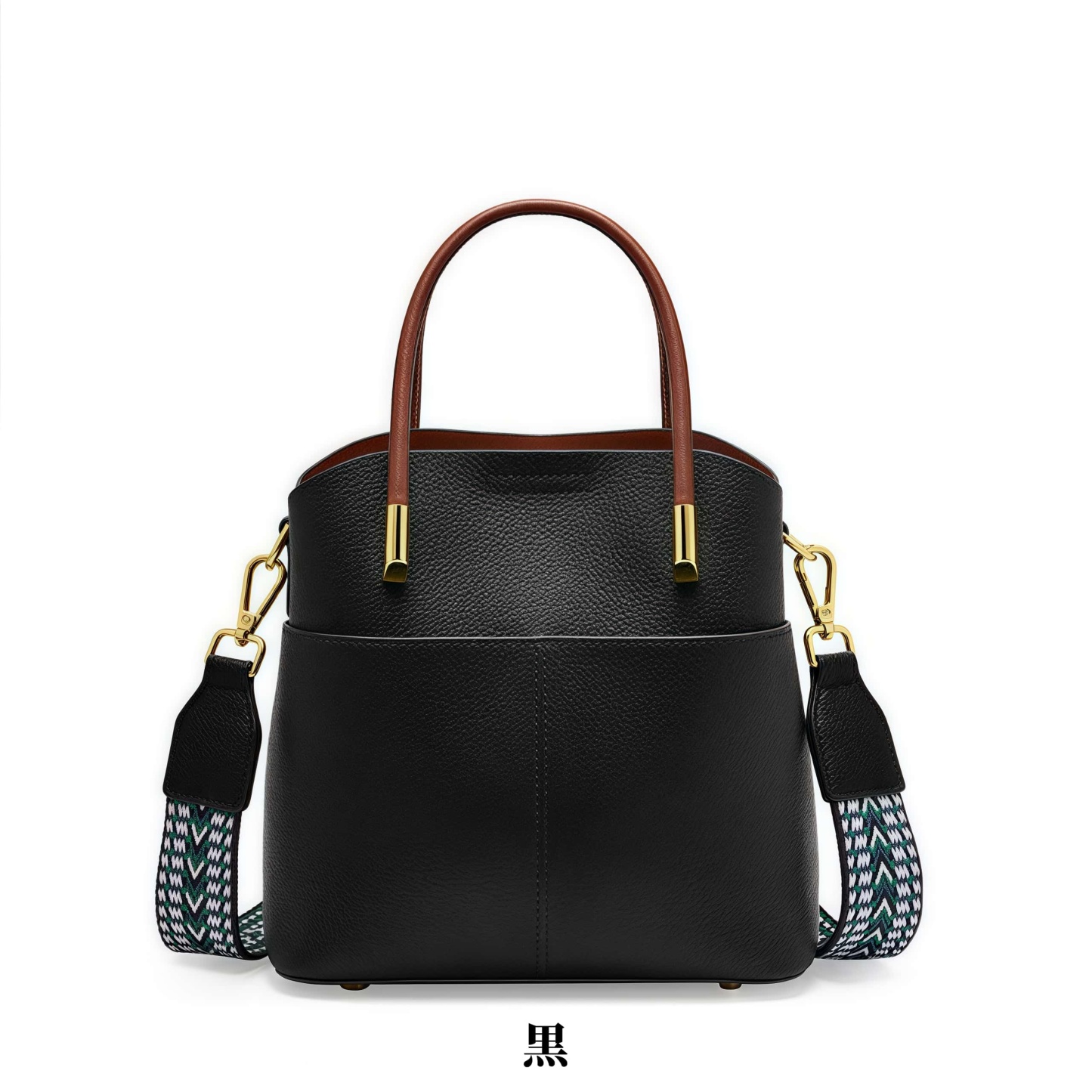 おしゃれで素敵！黒|カーキ|カラメル|3色|牛革ハンドバッグ｜牛革斜め掛けバッグ｜牛革ショルダ一バッグ