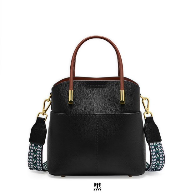 おしゃれで素敵！黒|カーキ|カラメル|3色|牛革ハンドバッグ｜牛革斜め掛けバッグ｜牛革ショルダ一バッグ