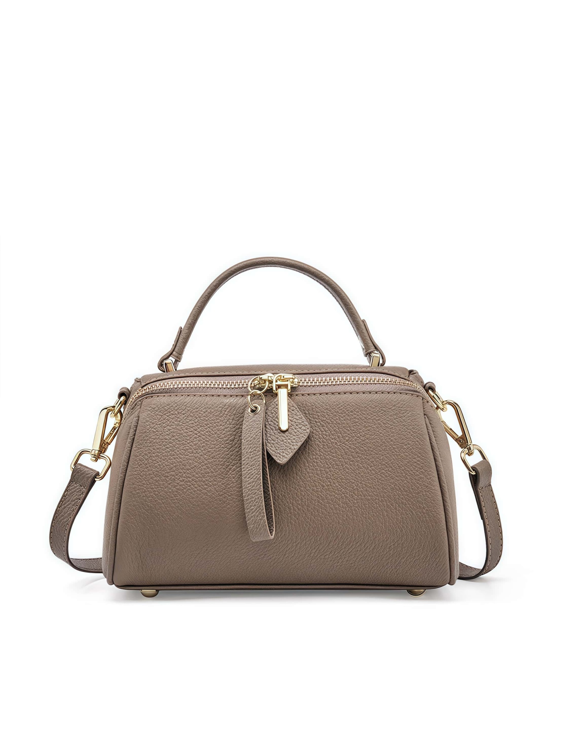 洗練されたエレガンス ！•グレー|黒|カラメル|3色•3WAY•天然牛革ハンドバッグ•牛革ショルダーバッグ