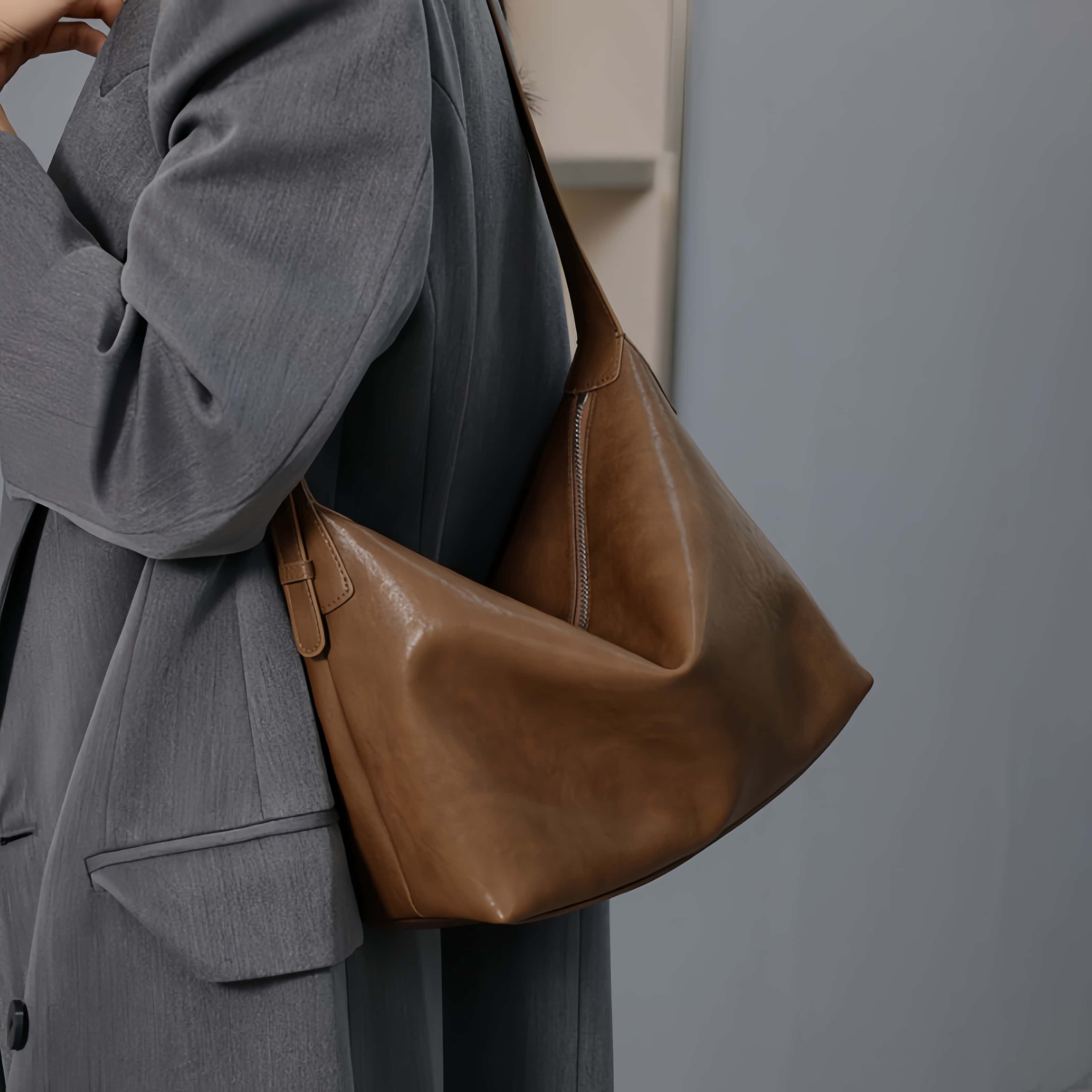 •ファッションリートロ•3色•植物タンニン製の牛革トートバッグ •牛革ハンドバッグ•