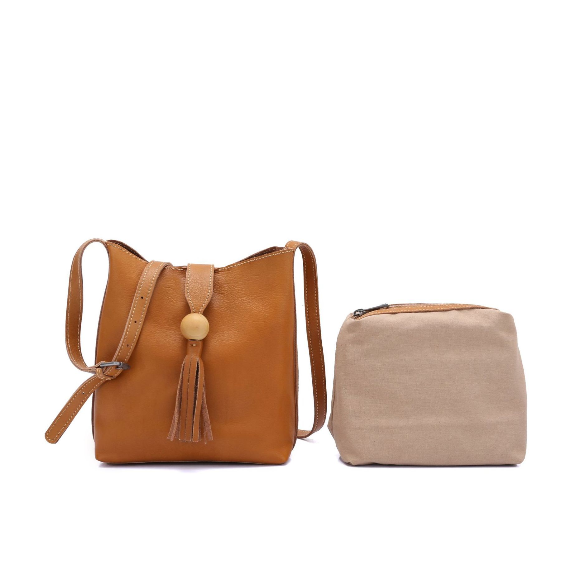 3色|植物鞣し牛革ショルダーバッグ|片肩バッグ|斜め掛けバッグ