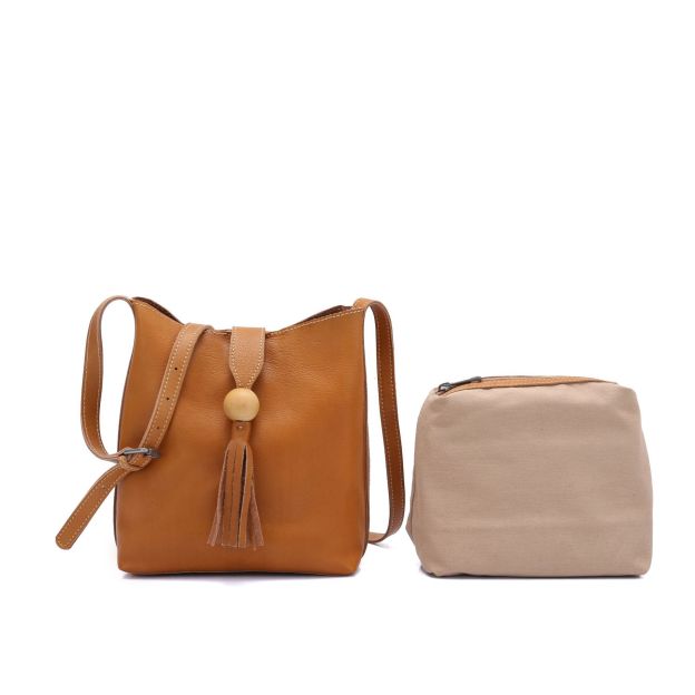 3色|植物鞣し牛革ショルダーバッグ|片肩バッグ|斜め掛けバッグ