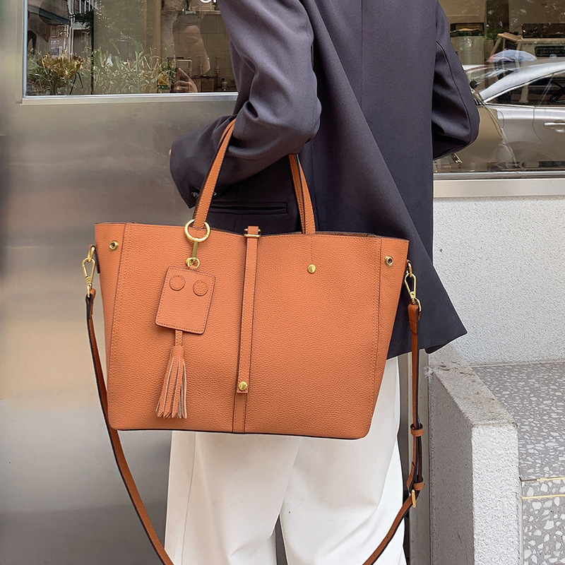 大容量牛革トートバッグ|斜め掛けバッグ|手提げバッグ|レザービジネスバッグ