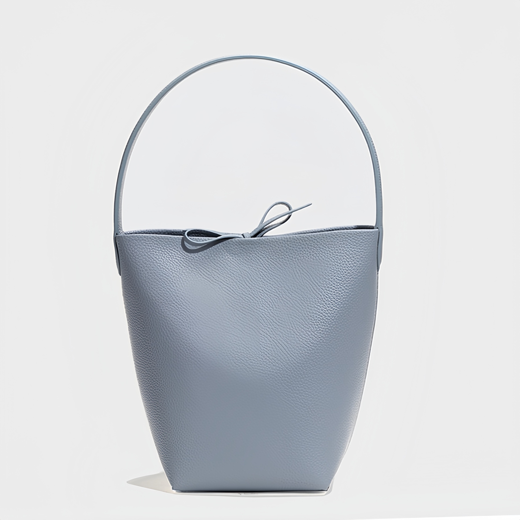 薄くて軽い設計 ！•カーキ|黒|青|3色|上質な厚手な柔らかい天然牛革トートバッグ•牛革肩がけかばんバッグ