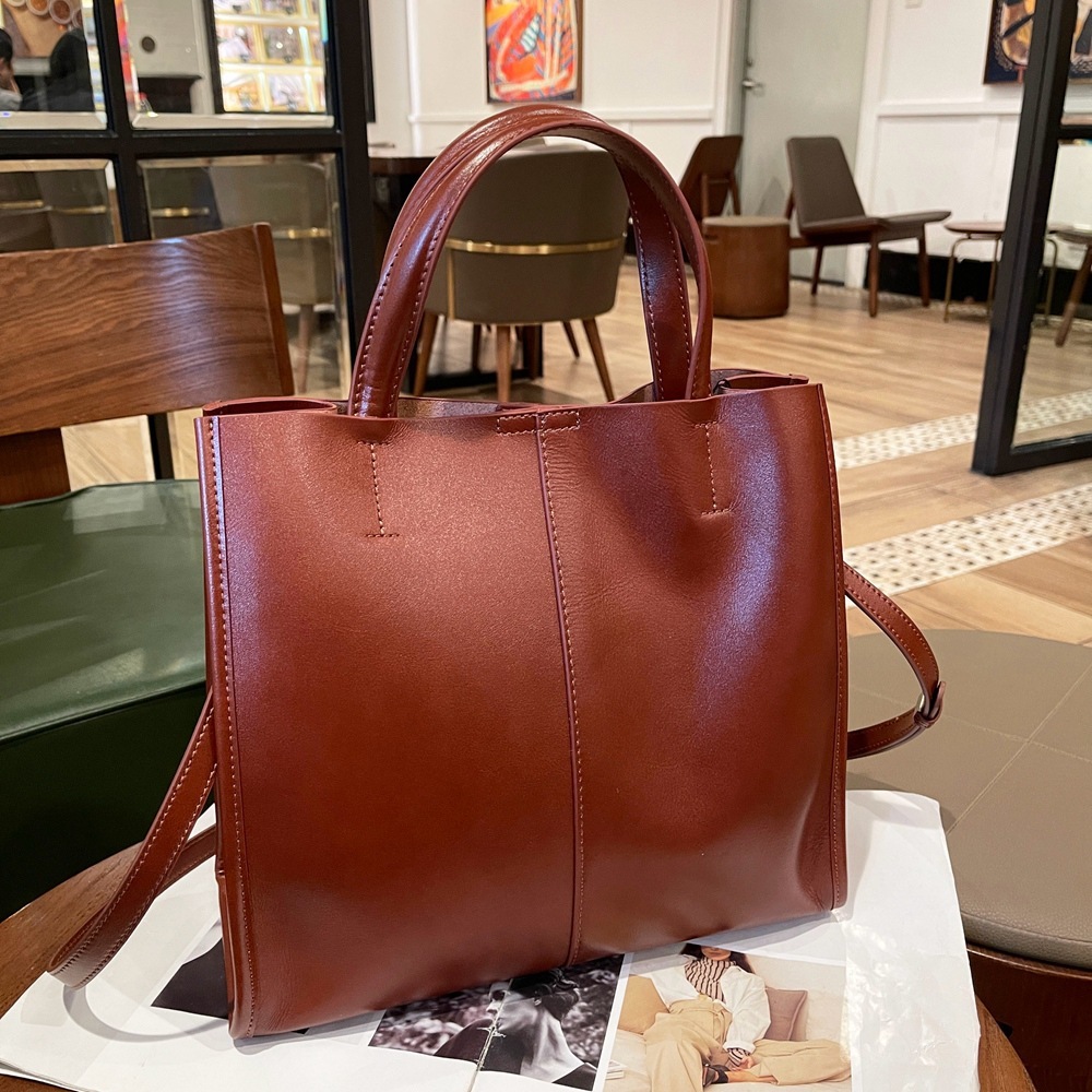 大容量3WAY|6色|通勤バッグ|牛革ト一トバッグ|手提げバッグ