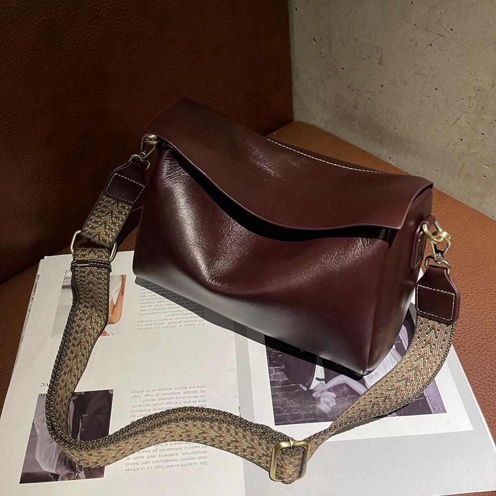 3WAY|6色|植物タンニン鞣しの天然牛革女性用斜めがけバッグ|牛革トートバッグ|2本の肩ベルトを付属