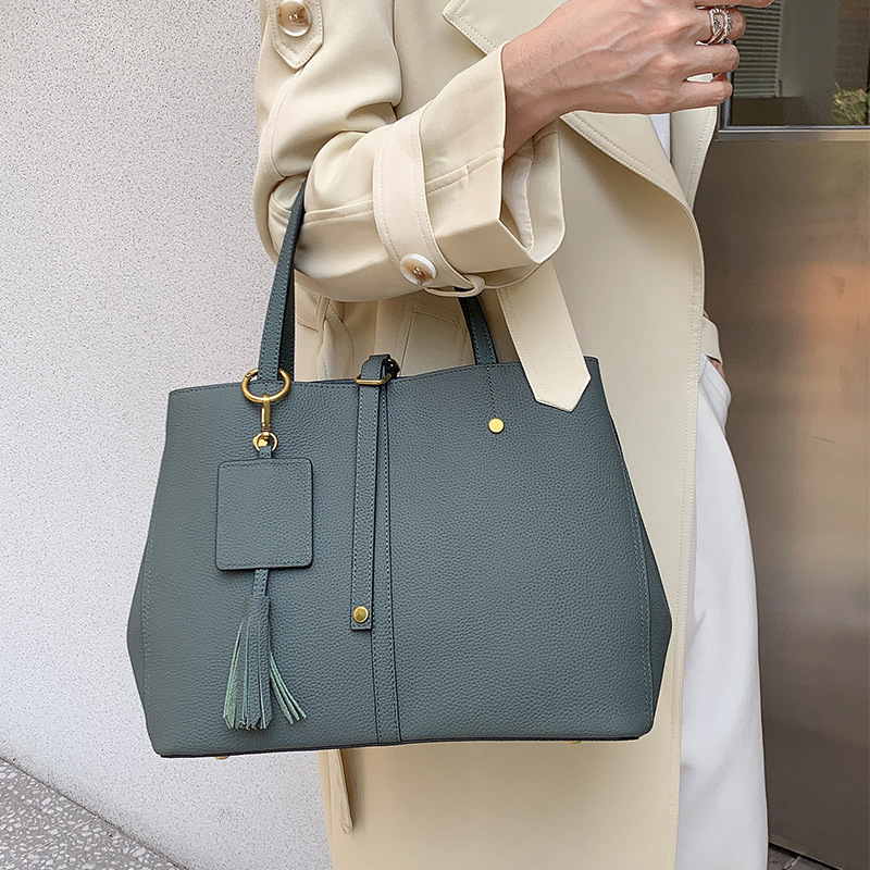 大容量牛革トートバッグ|斜め掛けバッグ|手提げバッグ|レザービジネスバッグ