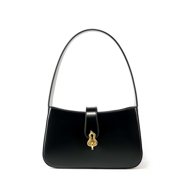 3色▪茶|黒|クラレット▪天然牛革ハンドバッグ▪牛革肩掛けバッグ