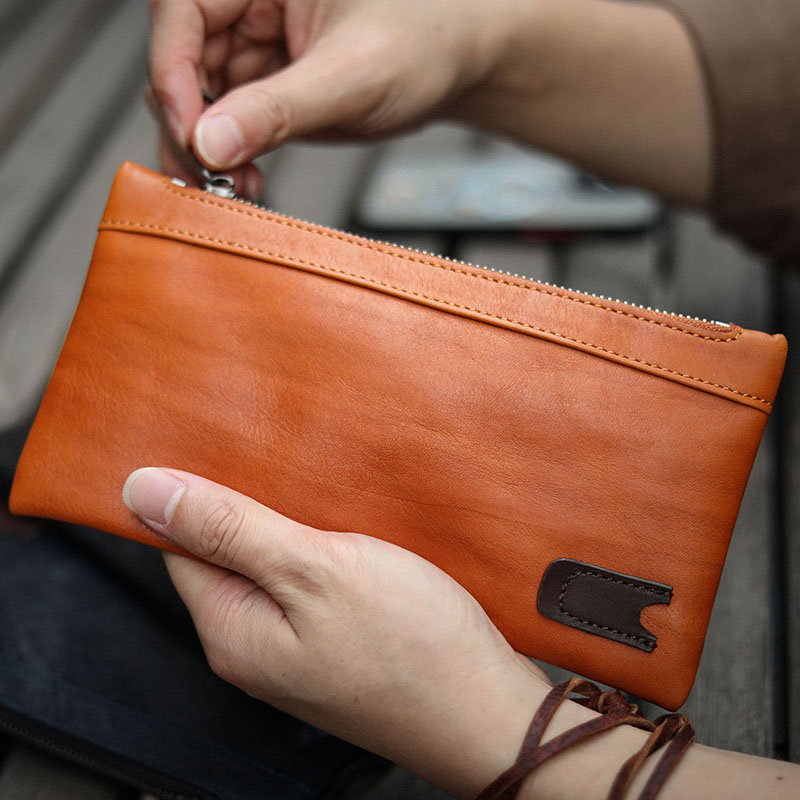 植物タンニン鞣しの天然牛革の長財布CB1019565HD