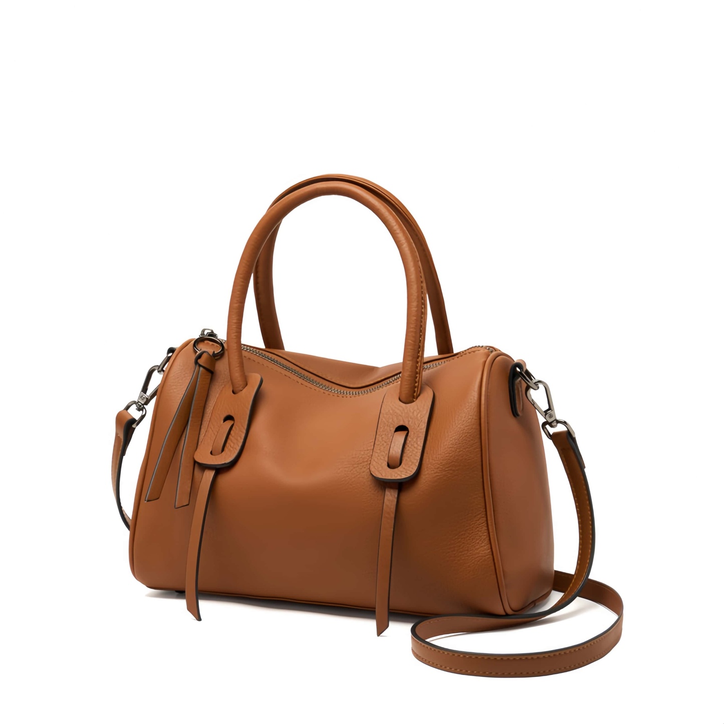 軽量で快適 ！•カーキ|黒|カラメル|3色•3WAY•厚みのある柔らかい天然牛革ハンドバッグ•牛革ショルダーバッグ