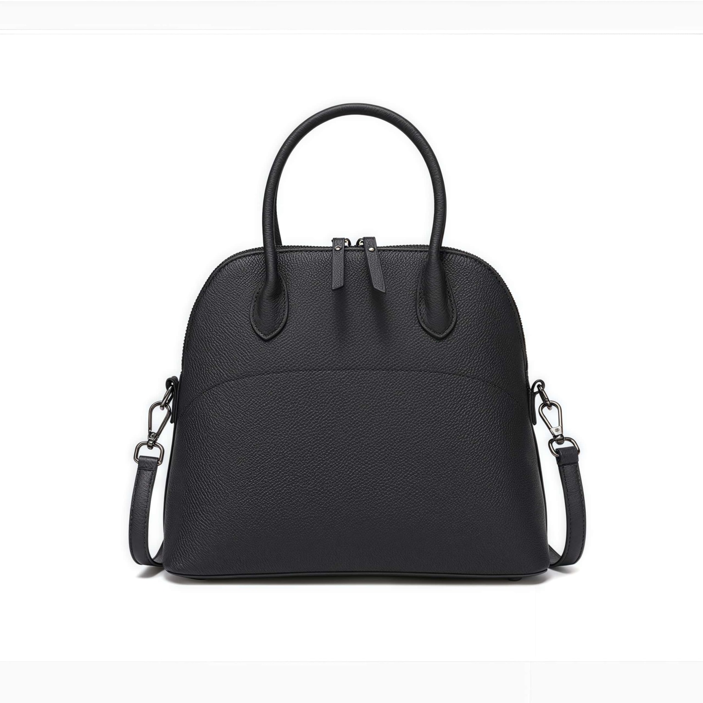 繊細なデザイン ！•カラメル/グレー/黒/3色•天然牛革ハンドバッグ•牛革ショルダーバッグ