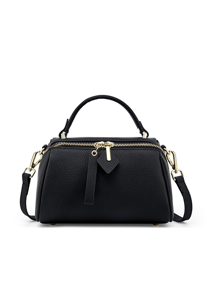 洗練されたエレガンス ！•グレー|黒|カラメル|3色•3WAY•天然牛革ハンドバッグ•牛革ショルダーバッグ