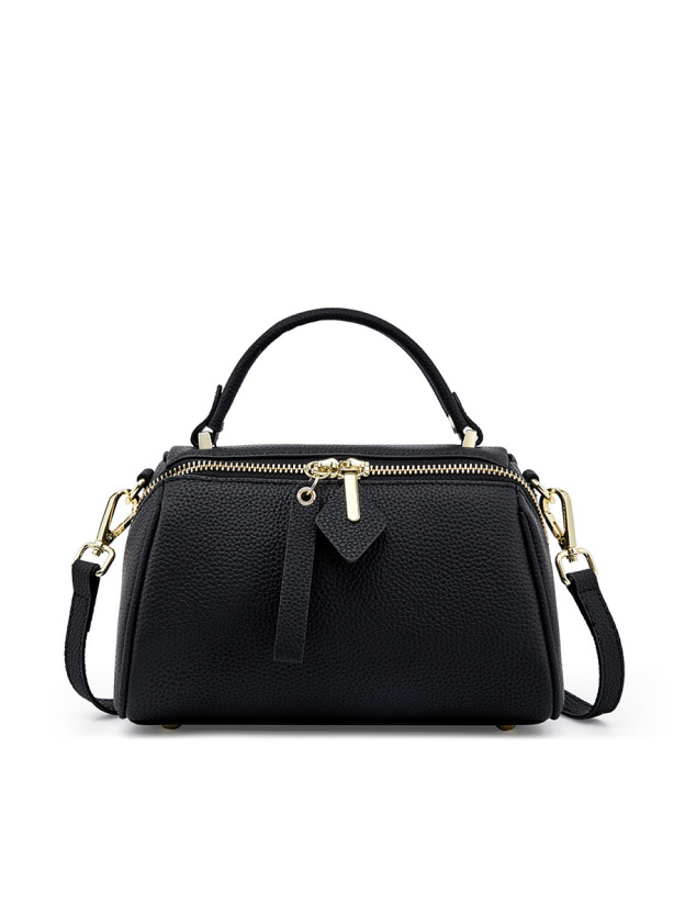 洗練されたエレガンス ！•グレー|黒|カラメル|3色•3WAY•天然牛革ハンドバッグ•牛革ショルダーバッグ