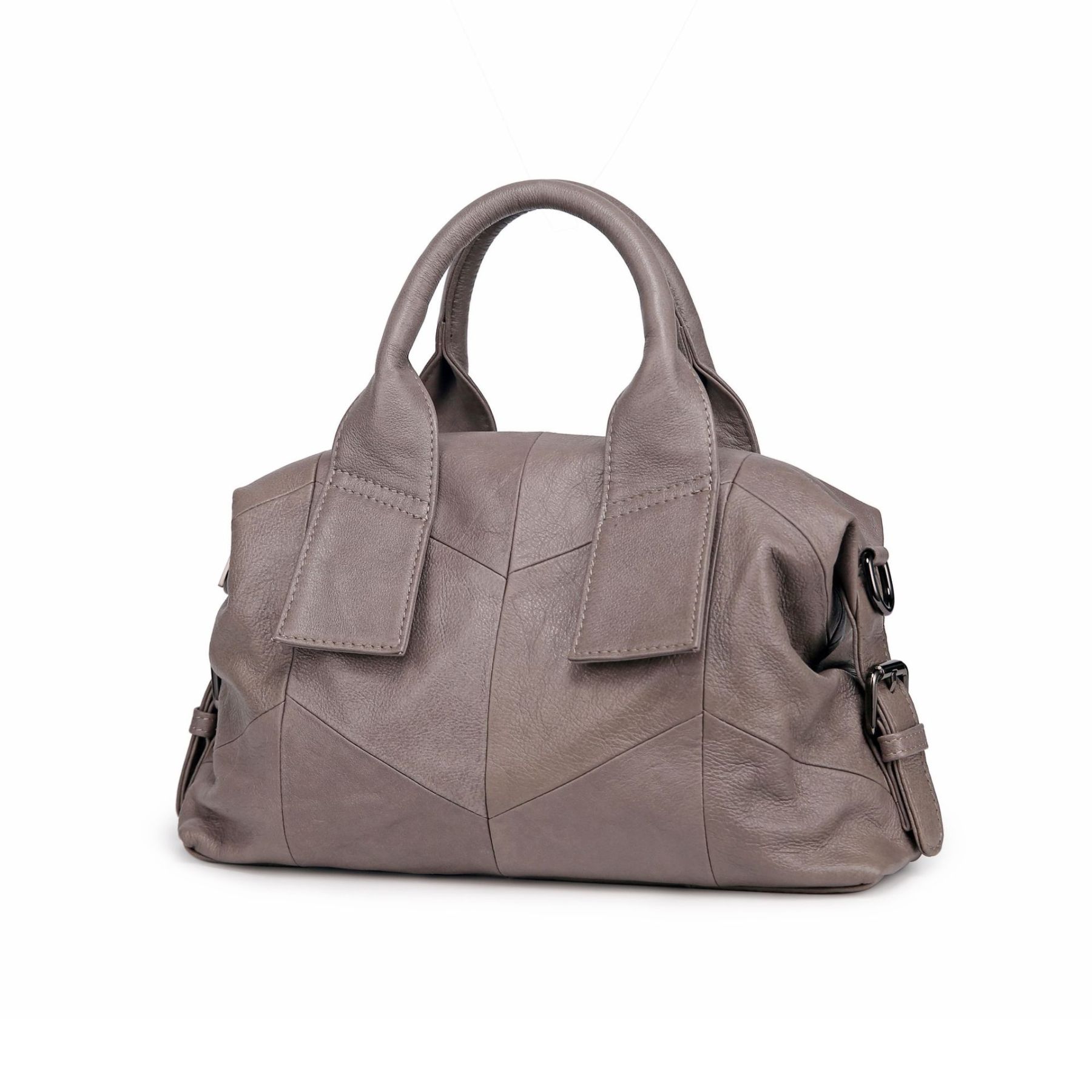 快適さ ！|3WAY•ベージュ|黒|青|赤|4色•植物鞣し牛革ハンドバッグ•大容量