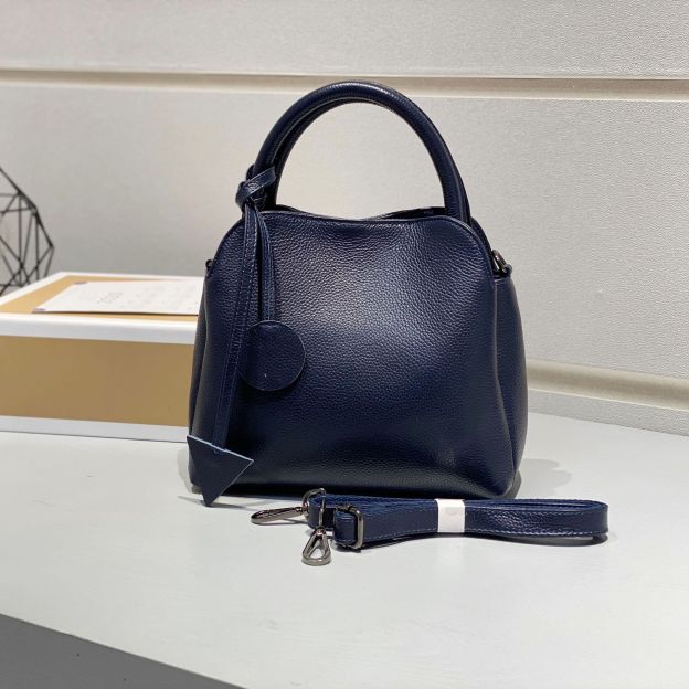 レトロ•厚みのある柔らかい天然牛革ショルダーバッグ•牛革ハンドバッグ