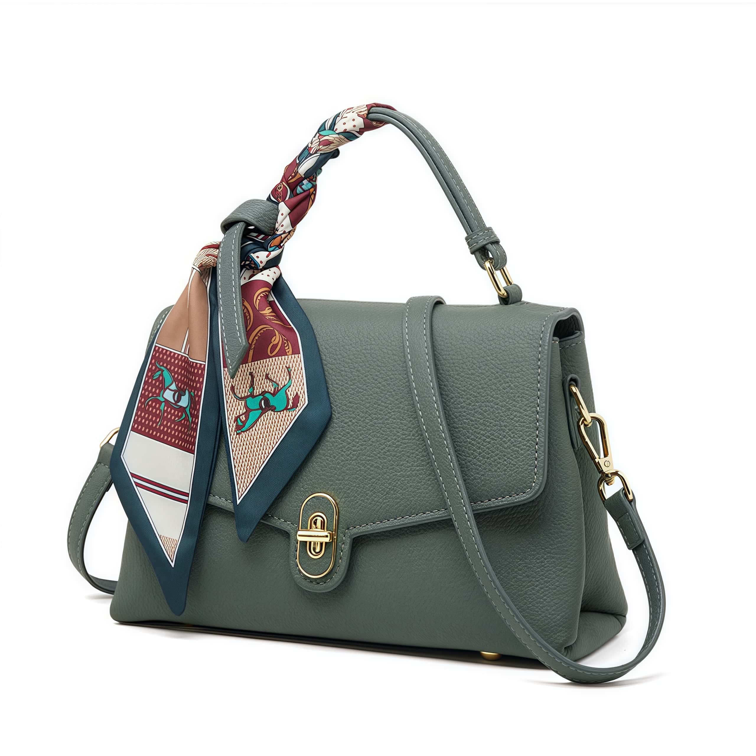 優雅な雰囲気！•5色•天然牛革ハンドバッグ•牛革ショルダーバッグ