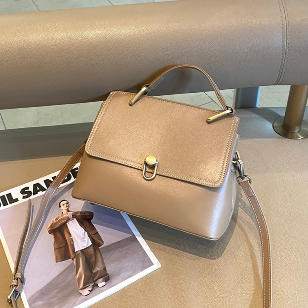 エレガント•5色•天然牛革ハンドバッグ•牛革ショルダーバッグ•2本の肩ベルトを付属