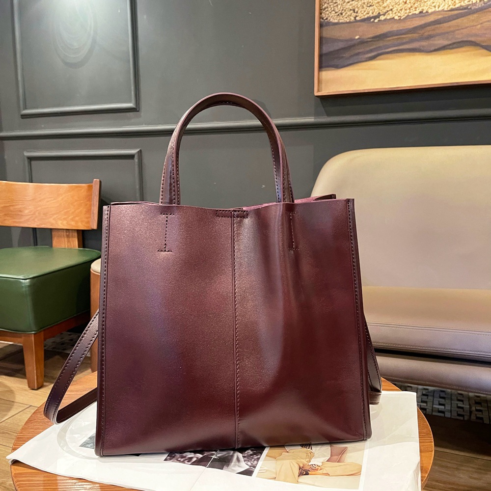 大容量3WAY|6色|通勤バッグ|牛革ト一トバッグ|手提げバッグ