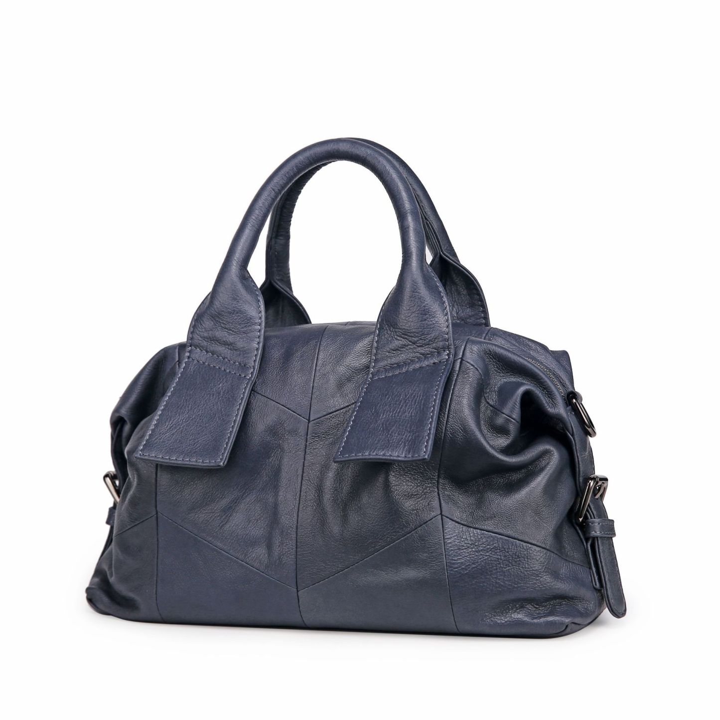 快適さ ！|3WAY•ベージュ|黒|青|赤|4色•植物鞣し牛革ハンドバッグ•大容量