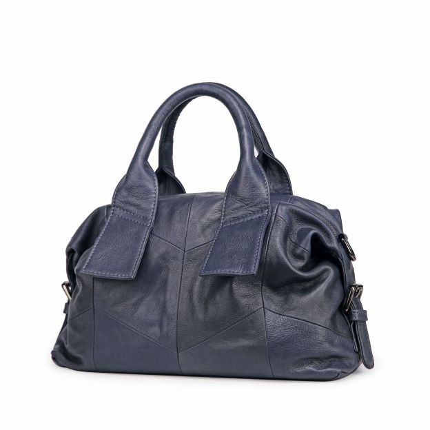 快適さ ！|3WAY•ベージュ|黒|青|赤|4色•植物鞣し牛革ハンドバッグ•大容量