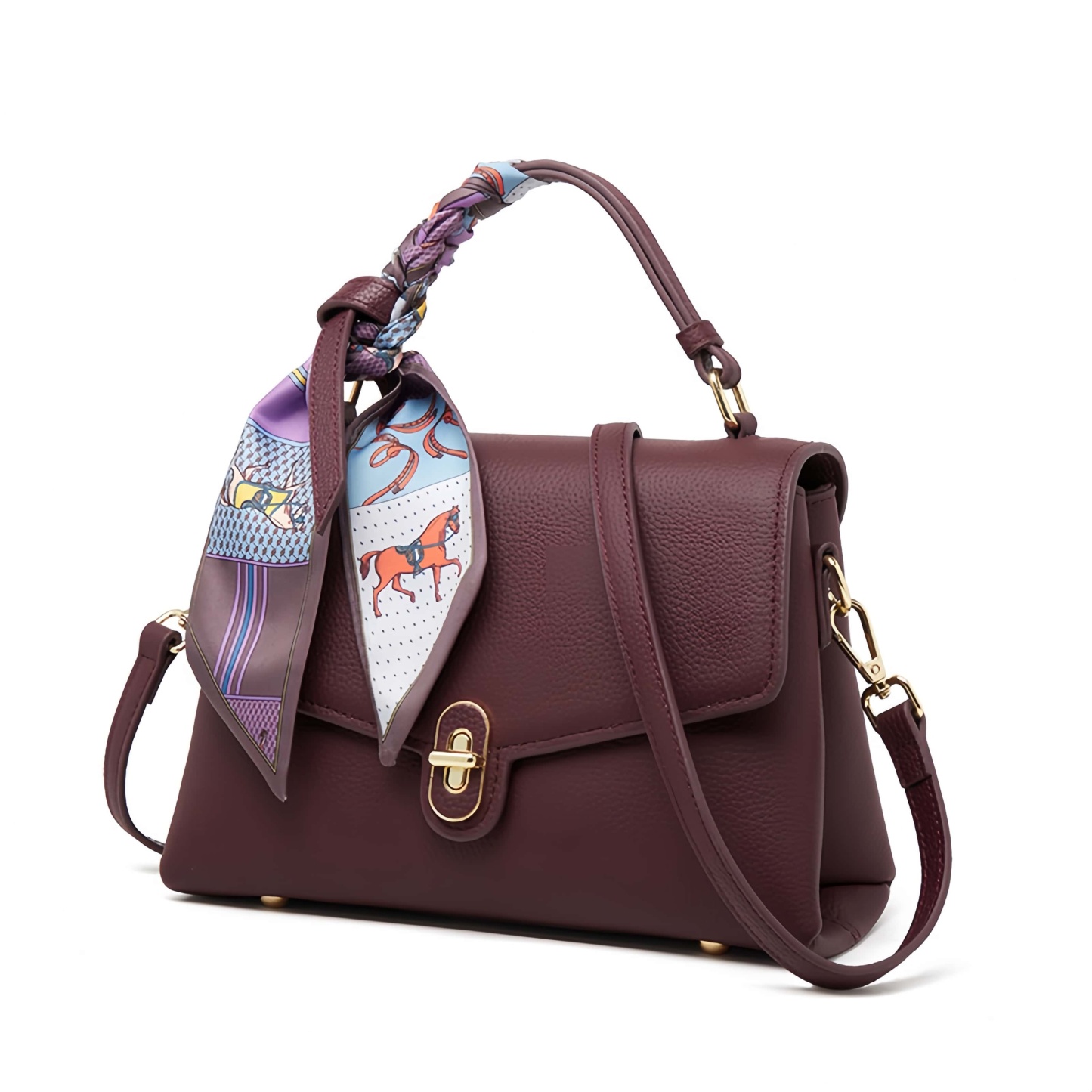 優雅な雰囲気！•5色•天然牛革ハンドバッグ•牛革ショルダーバッグ