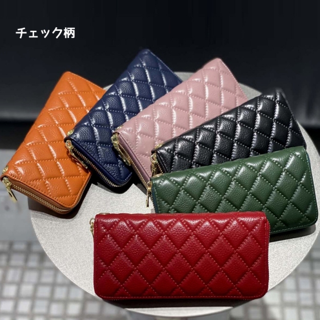 シンプルヴィンテージ ！|6色から選択可能|牛革長財布｜送料無料