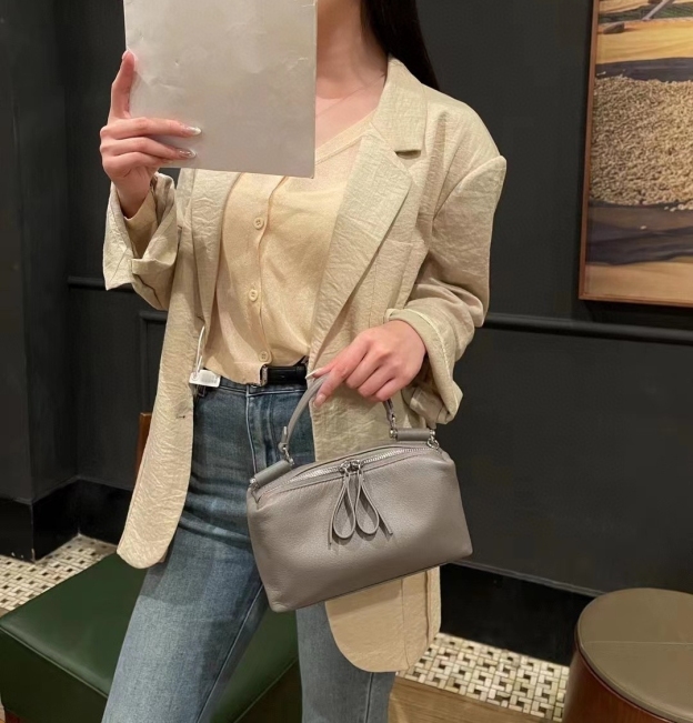 優雅な雰囲気 ! •3WAY•7色•天然牛革ハンドバッグ•牛革ショルダーバッグ