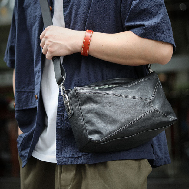 天然牛革斜めショルダーバッグ-XK3049356HD