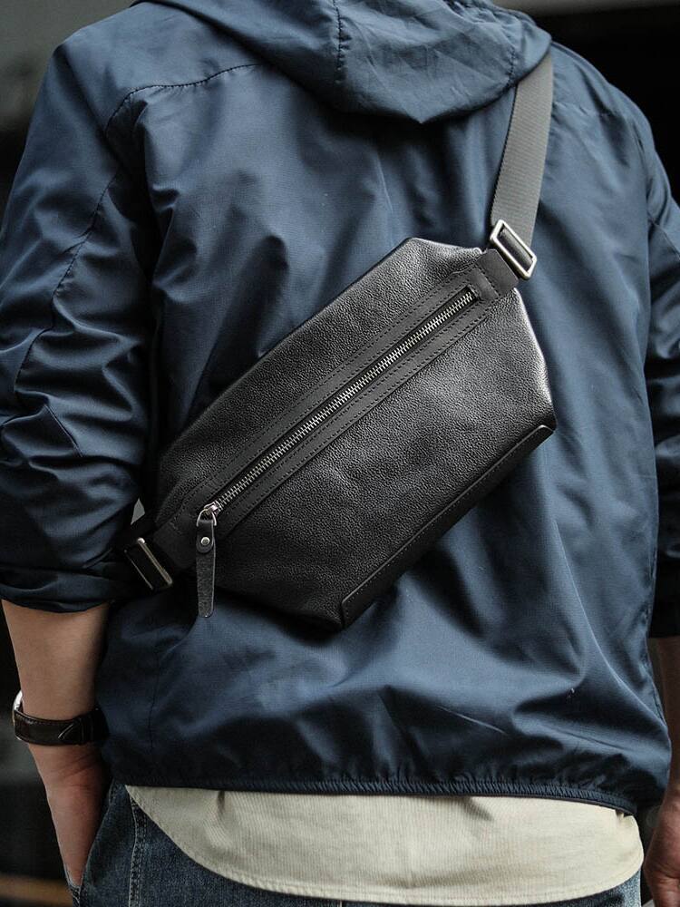 天然牛革単肩斜ショルダーバッグ-XK2058661HD