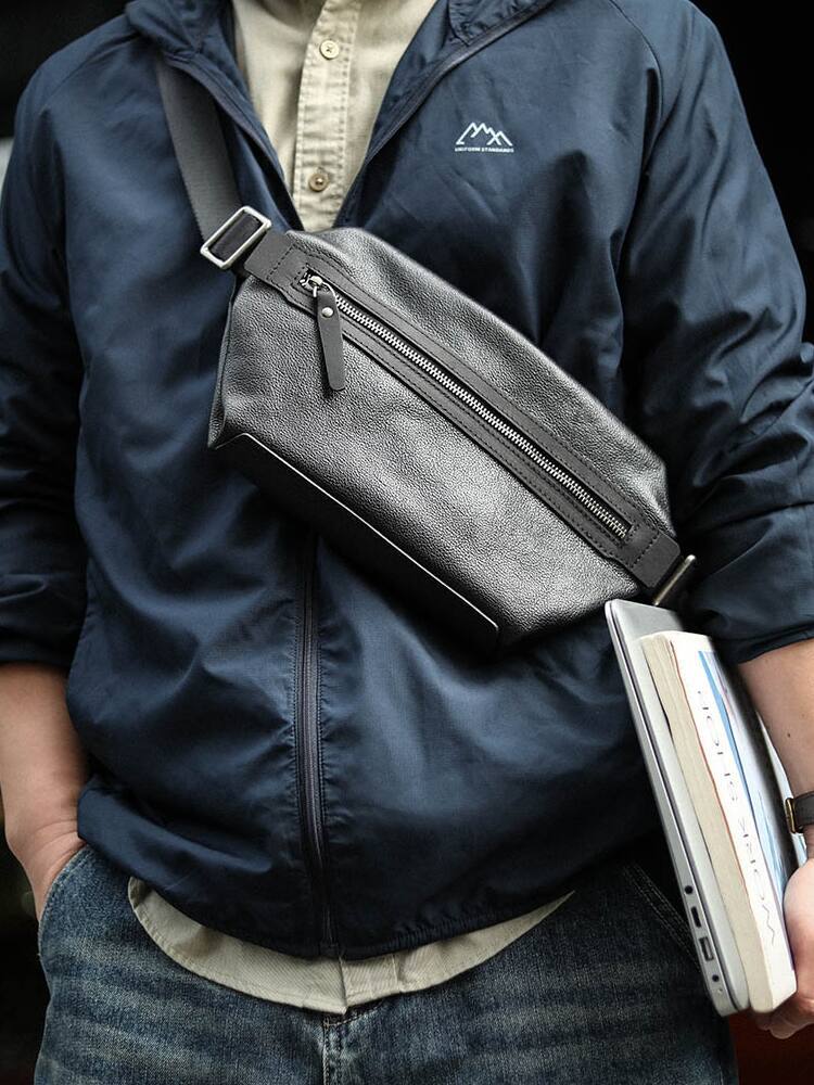 天然牛革単肩斜ショルダーバッグ-XK2058661HD