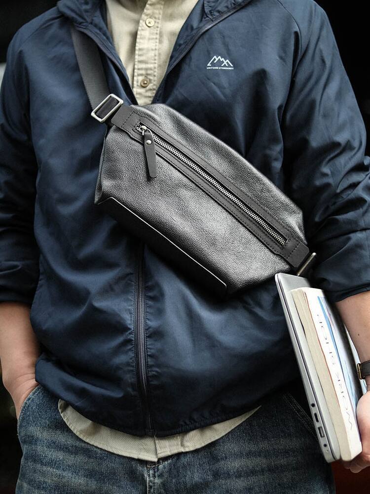 天然牛革単肩斜ショルダーバッグ-XK2058661HD