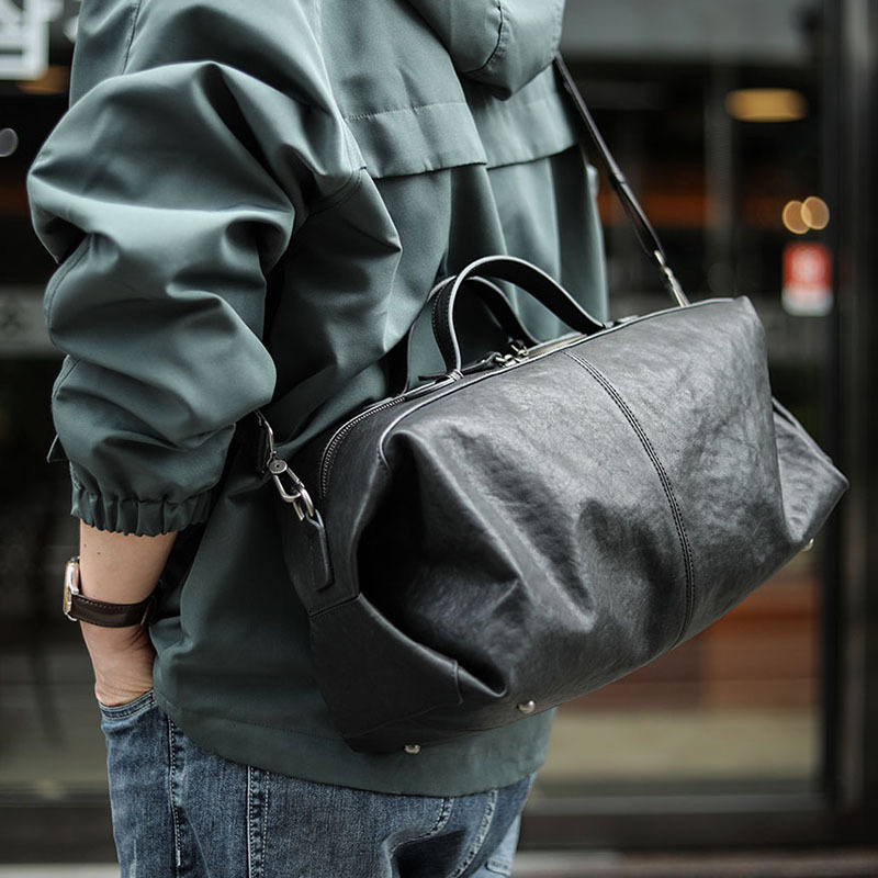 牛革ショルダーバッグ、本革ボストンバッグ-YD5098280