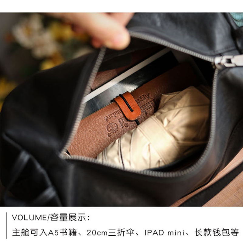 本革のショルダーバッグ-XK306600HD