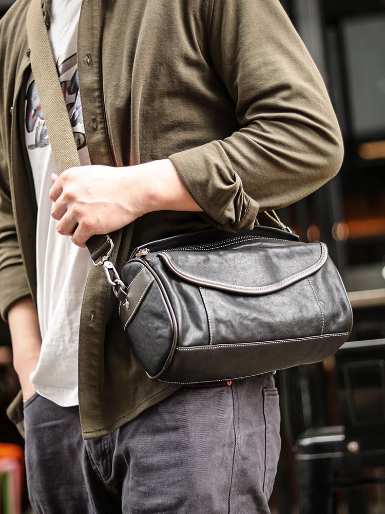 植物タンニン鞣しの天然牛革斜ショルダーバッグ、クラッチバッグXK3086521HD