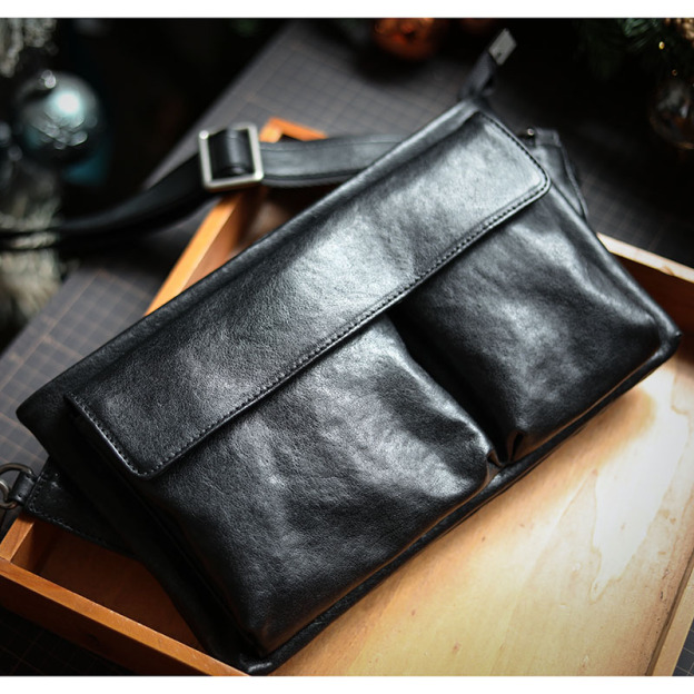 3種類の使用方法の天然牛革ショルダーバッグ/胸バッグ/ハンドバッグXK3038211HD