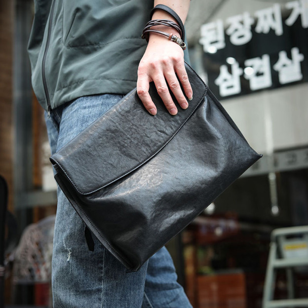 2way!天然牛革ワンショルダークロス/クラッチバッグ-XK4086531HD