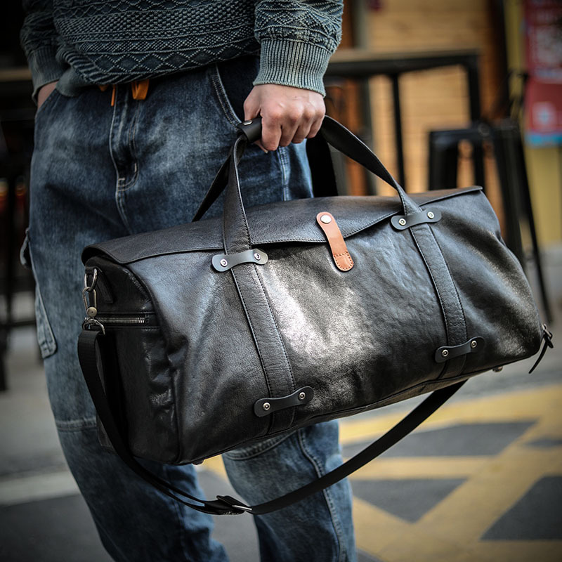 真皮ボストンバッグ-YD508600HD