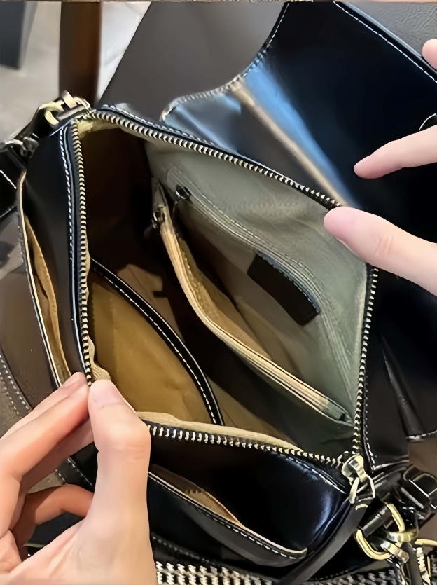 5色|上質な植物鞣な牛革斜ショルダーバッグ|2本の肩ベルトを付属