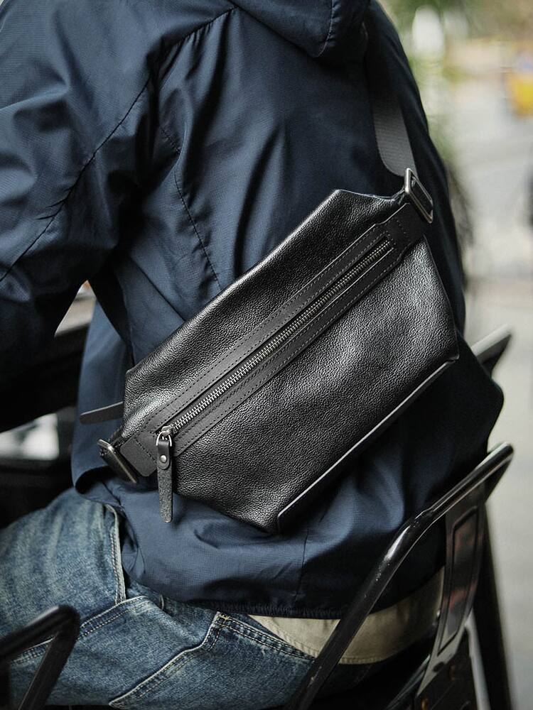 天然牛革単肩斜ショルダーバッグ-XK2058661HD