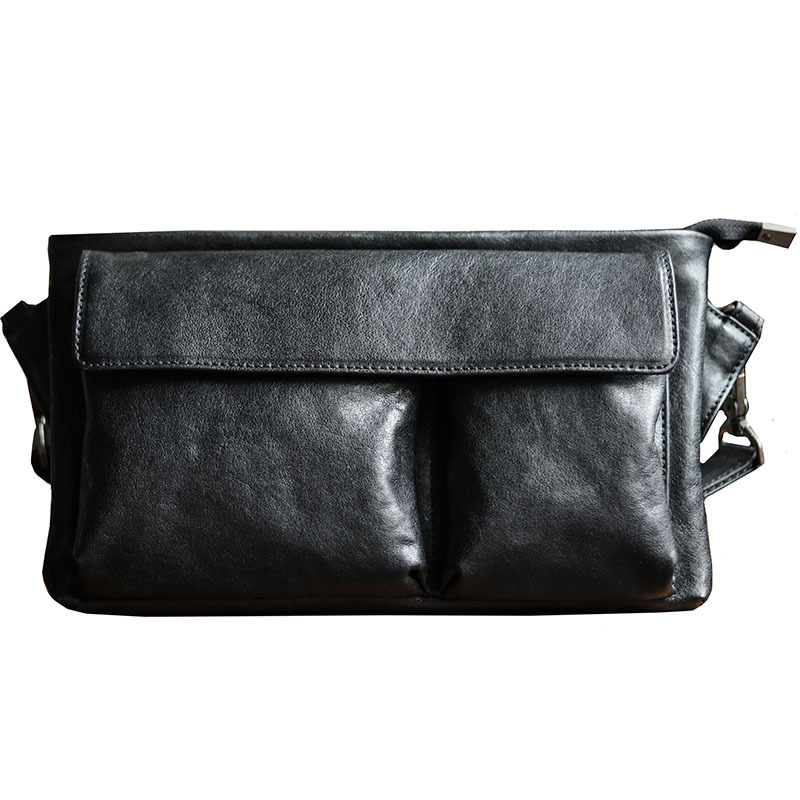 3種類の使用方法の天然牛革ショルダーバッグ/胸バッグ/ハンドバッグXK3038211HD