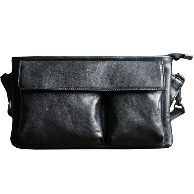 3種類の使用方法の天然牛革ショルダーバッグ/胸バッグ/ハンドバッグXK3038211HD