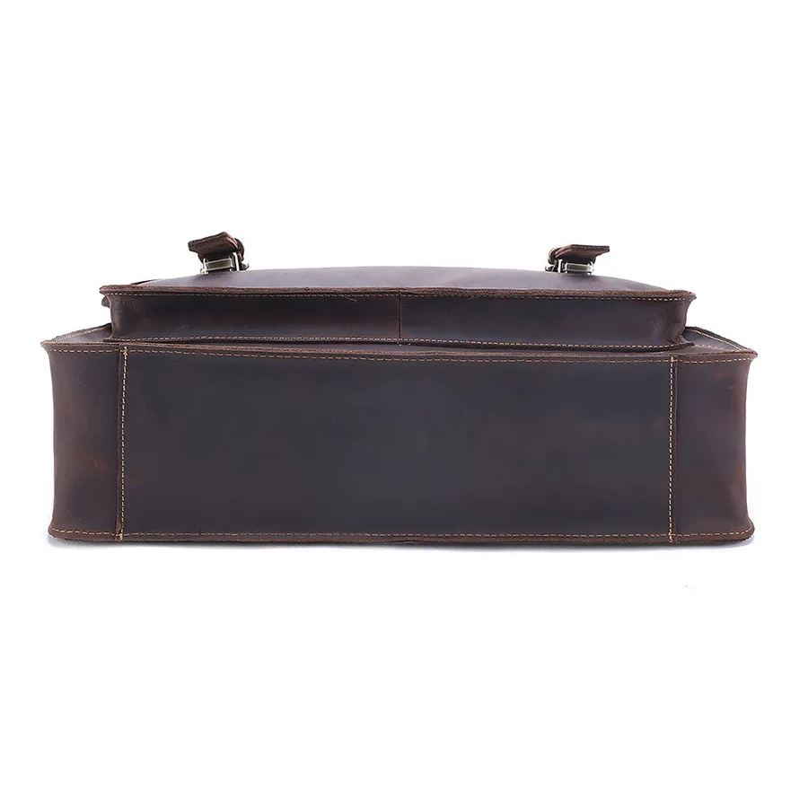 17インチ牛革の男性のブリーフケース