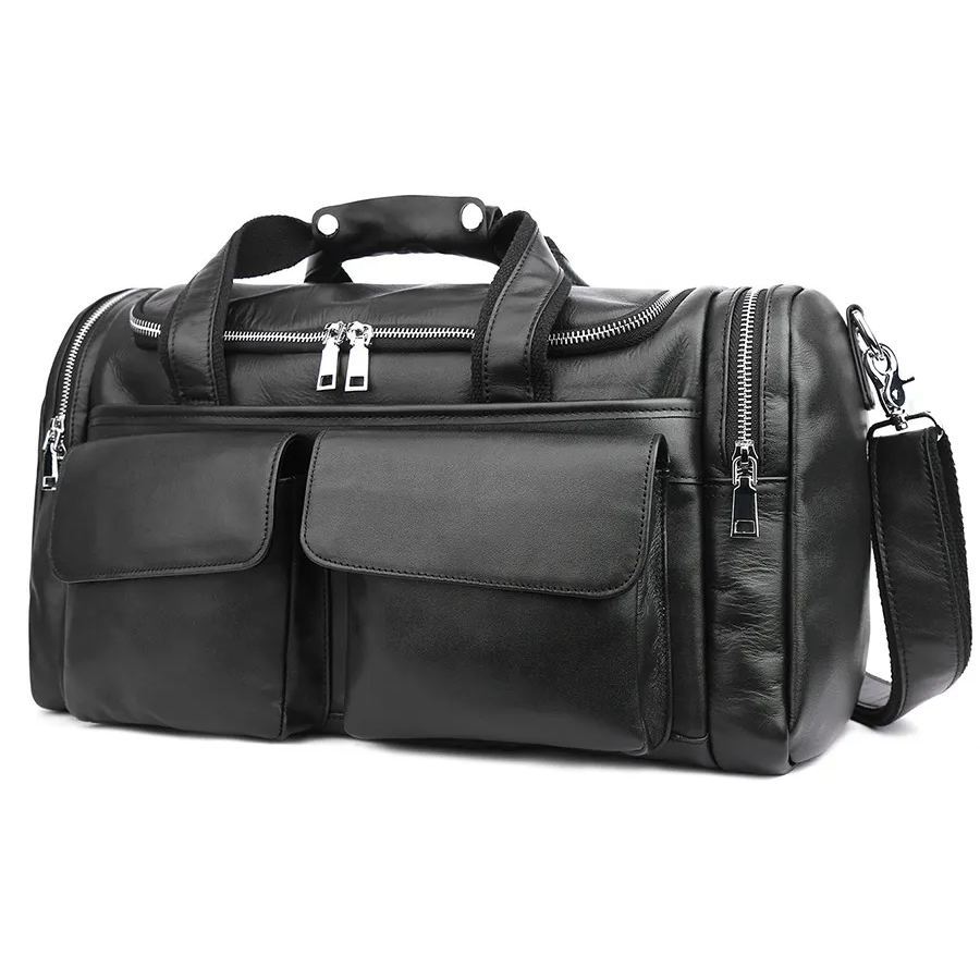 レトロ本革荷物バッグジムバッグ-THEVISU