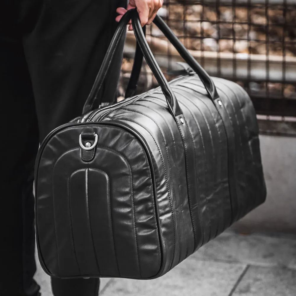 本革ショートトラベルバッグ