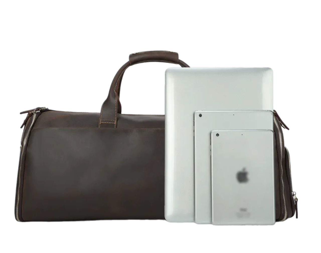 旅行包干湿分离可折叠真皮行李包带独立鞋仓旅行袋疯马皮行李袋