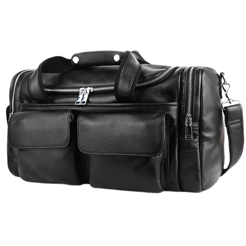 欧美レトロ本革荷物バッグジムバッグ