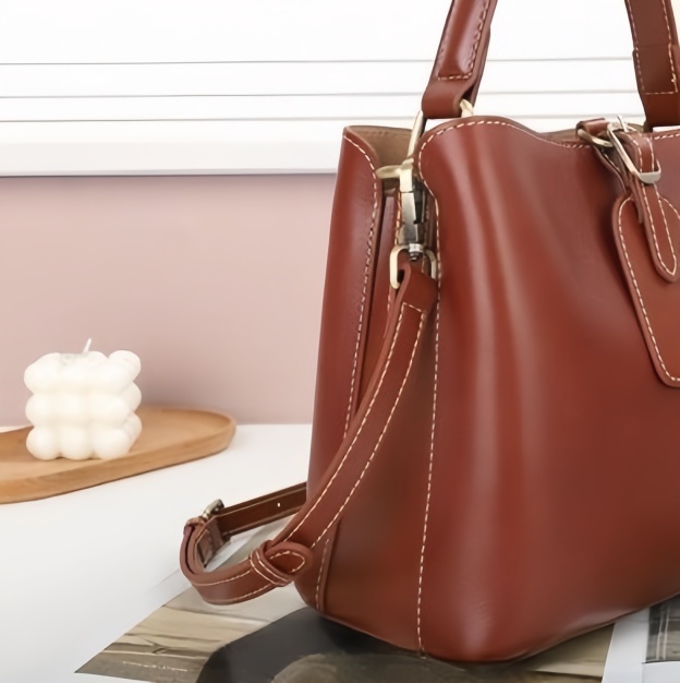 レディースレザーバッグ|牛革ハンドバッグ|3WAY|7色|牛革ショルダーバッグ