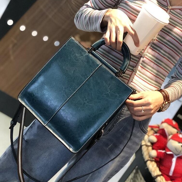 牛革ビジネスバッグ|ハンドバッグ|牛革肩がけかばん|トートバッグ