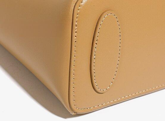 3WAY※One plus One-3WAY革新1+1※カーキ|黒|乳白|3色|牛革ハンドバッグ ※ 手持ちアウターバッグ+クロスボディインナーバッグ※